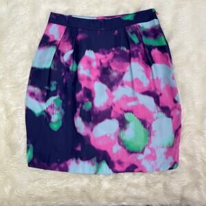 Kate Spade Harry Tailored Skirt Simply Cinema Jumbo Floral Size 6 NWT